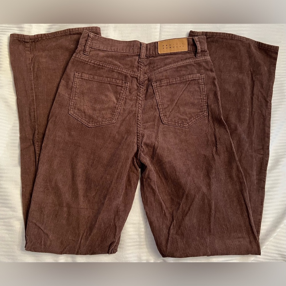 PacSun Brown Corduroy Boot Cut Pants